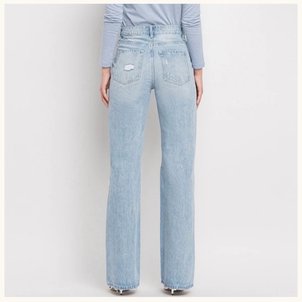 Kingsley High Rise Flare Jeans - Vervet